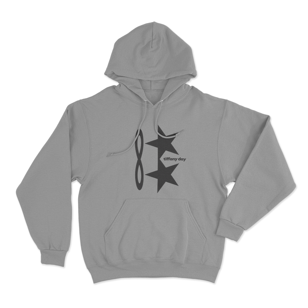 Tiffany Day Infinity Stars Unisex Hoodie Grey Tiffany Day Infinity Stars Unisex Hoodie Grey