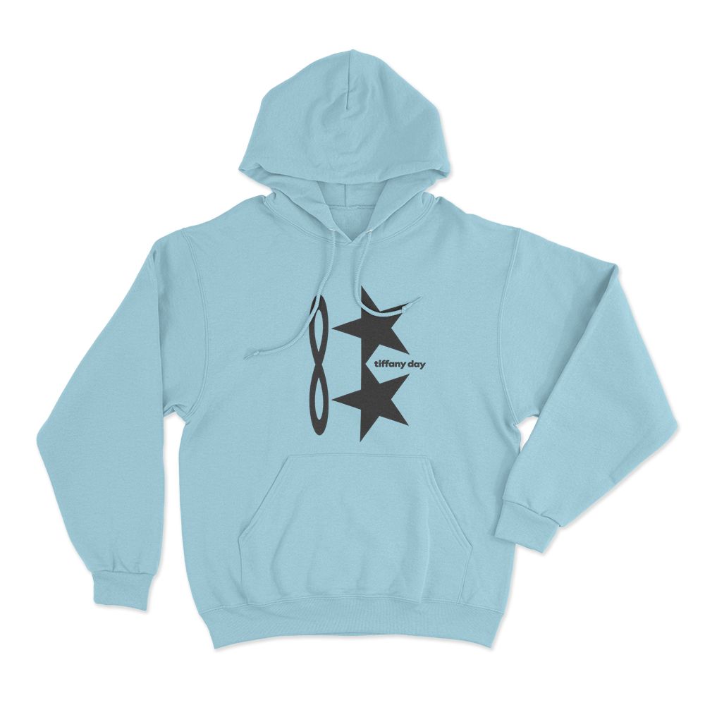 Tiffany Day Infinity Stars Unisex Hoodie Sky Blue Tiffany Day Infinity Stars Unisex Hoodie Sky Blue