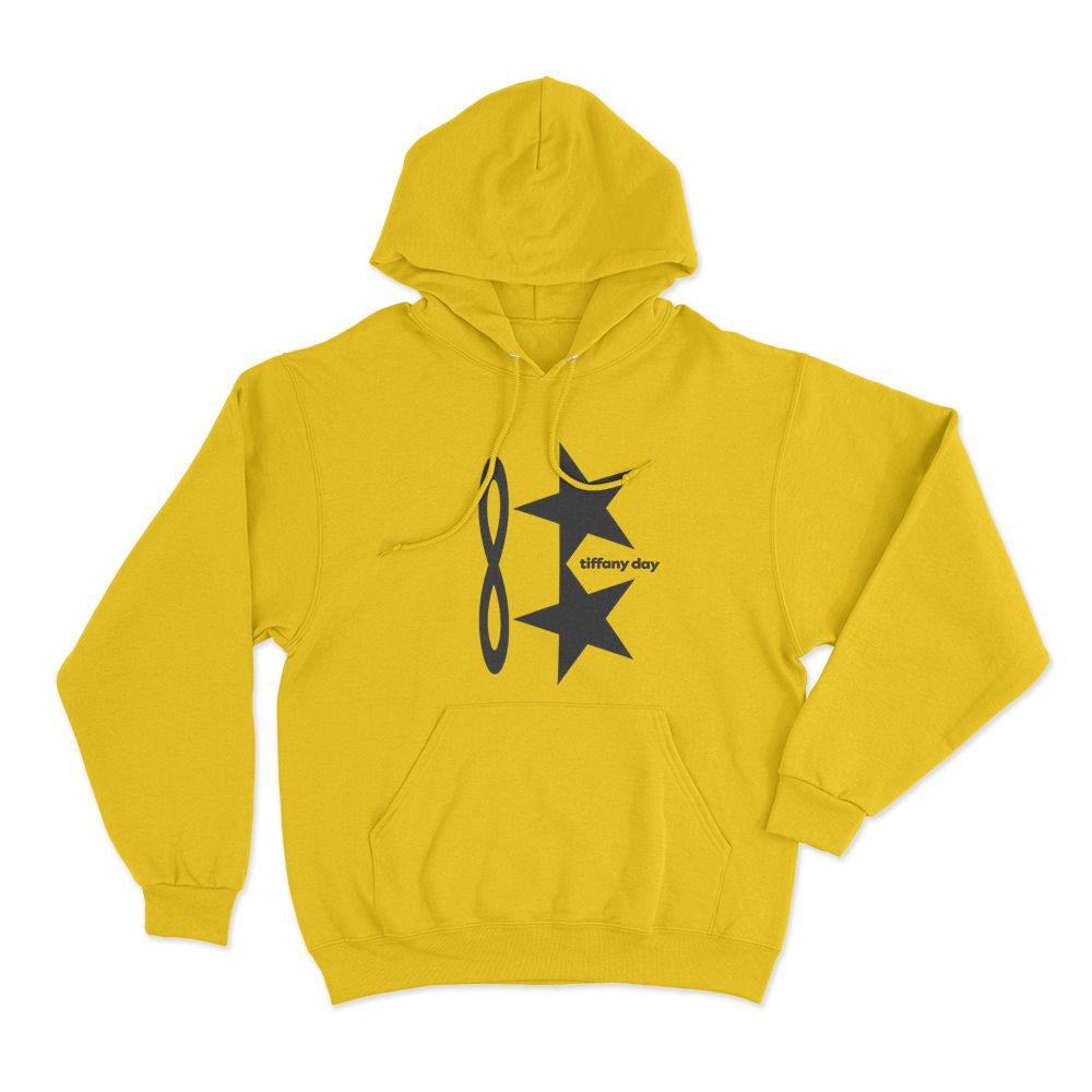 Tiffany Day Infinity Stars Unisex Hoodie Yellow Tiffany Day Infinity Stars Unisex Hoodie Yellow