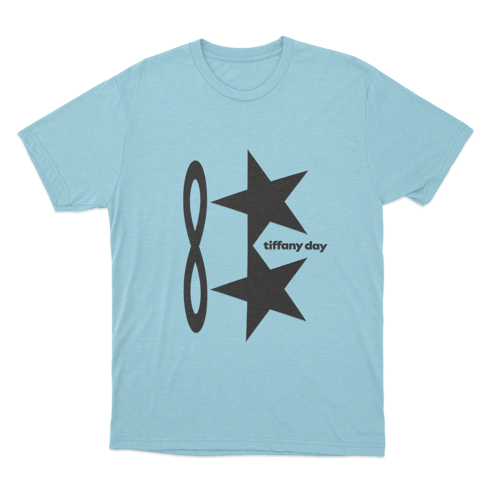 Tiffany Day Infinity Stars Unisex T Shirt Sky Blue Tiffany Day Infinity Stars Unisex T Shirt Sky Blue