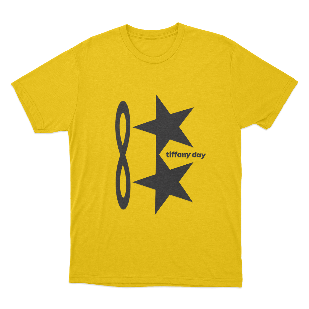 Tiffany Day Infinity Stars Unisex T Shirt Yellow Tiffany Day Infinity Stars Unisex T Shirt Yellow