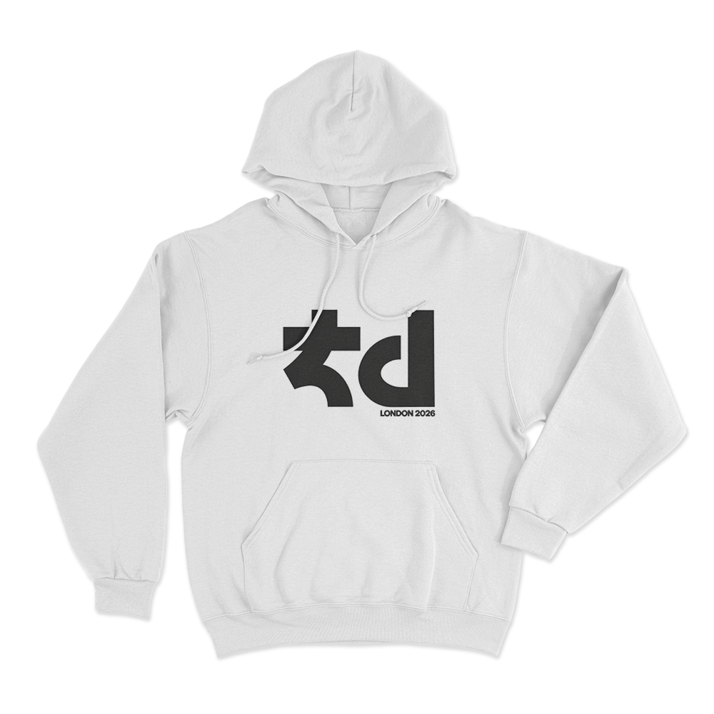 Tiffany Day London 2026 Logo Unisex Hoodie White Tiffany Day London 2026 Logo Unisex Hoodie White