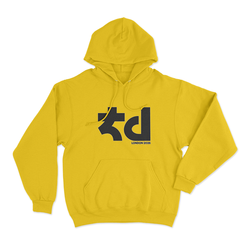 Tiffany Day London 2026 Logo Unisex Hoodie Yellow Tiffany Day London 2026 Logo Unisex Hoodie Yellow