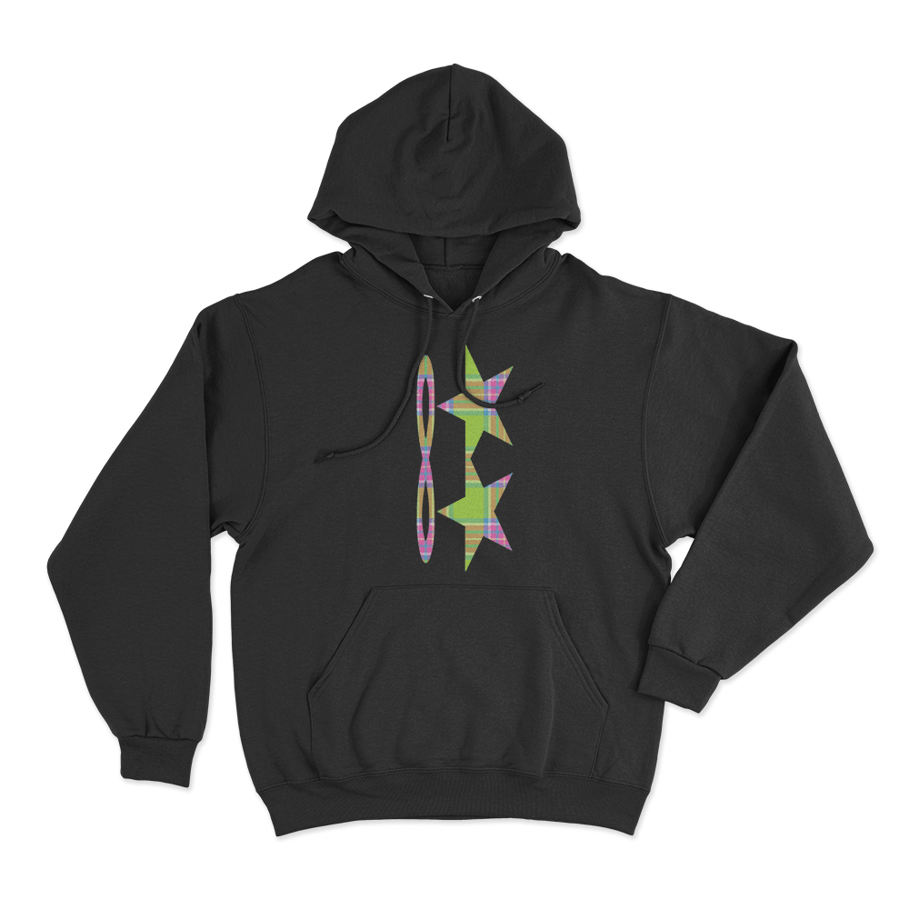 Tiffany Day Plaid Stars Unisex Hoodie Black Tiffany Day Plaid Stars Unisex Hoodie Black