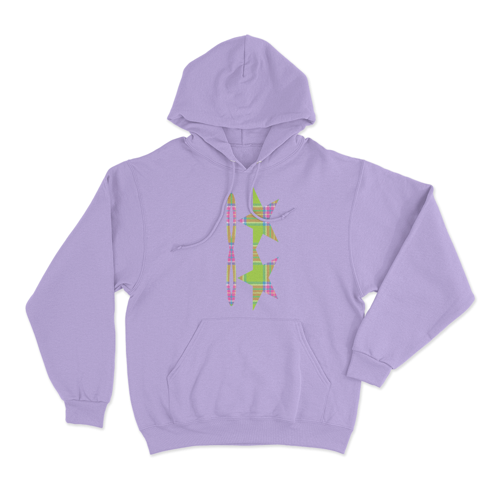 Tiffany Day Plaid Stars Unisex Hoodie Purple Tiffany Day Plaid Stars Unisex Hoodie Purple