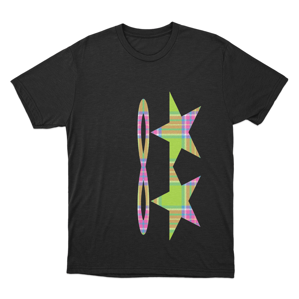 Tiffany Day Plaid Stars Unisex T Shirt Black Tiffany Day Plaid Stars Unisex T Shirt Black