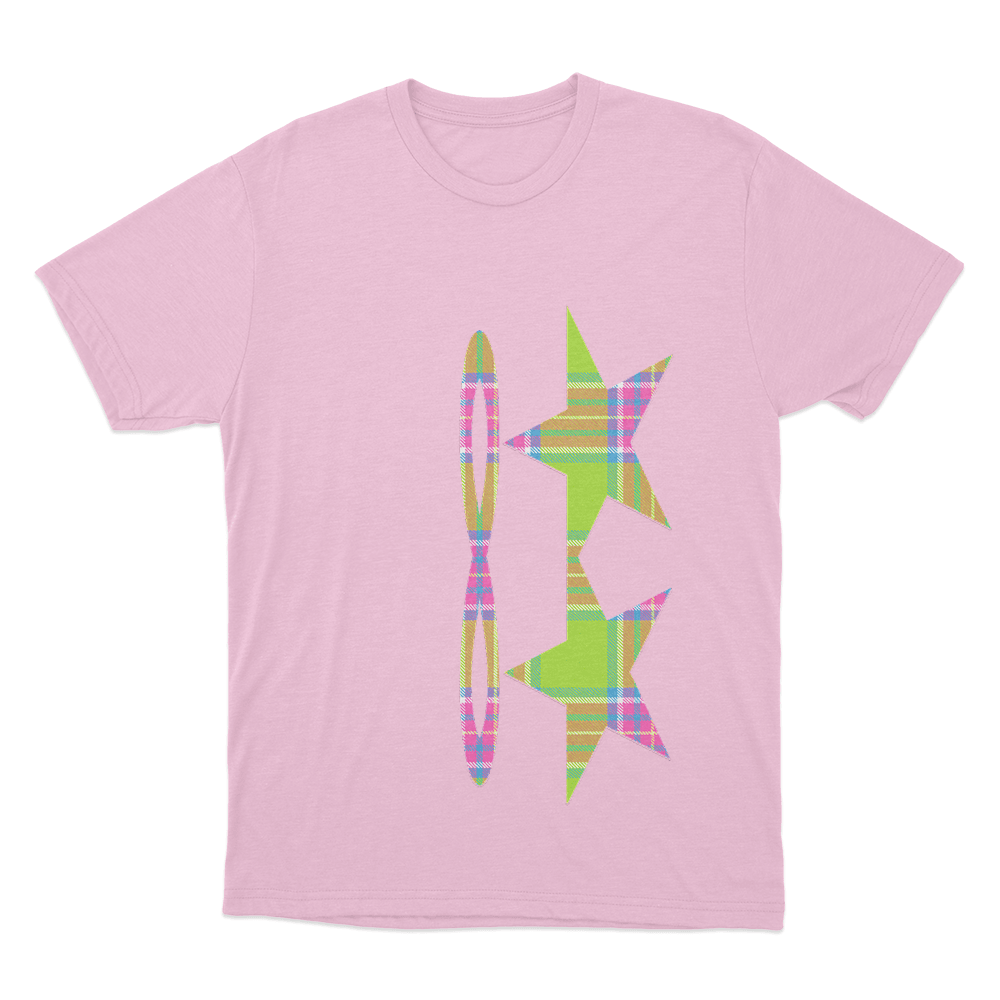Tiffany Day Plaid Stars Unisex T Shirt Pink Tiffany Day Plaid Stars Unisex T Shirt Pink