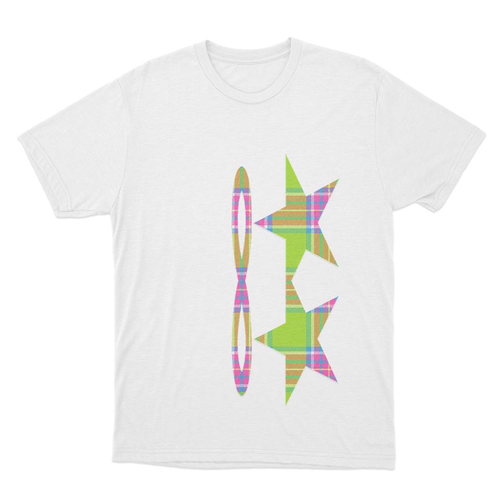 Tiffany Day Plaid Stars Unisex T Shirt White Tiffany Day Plaid Stars Unisex T Shirt White