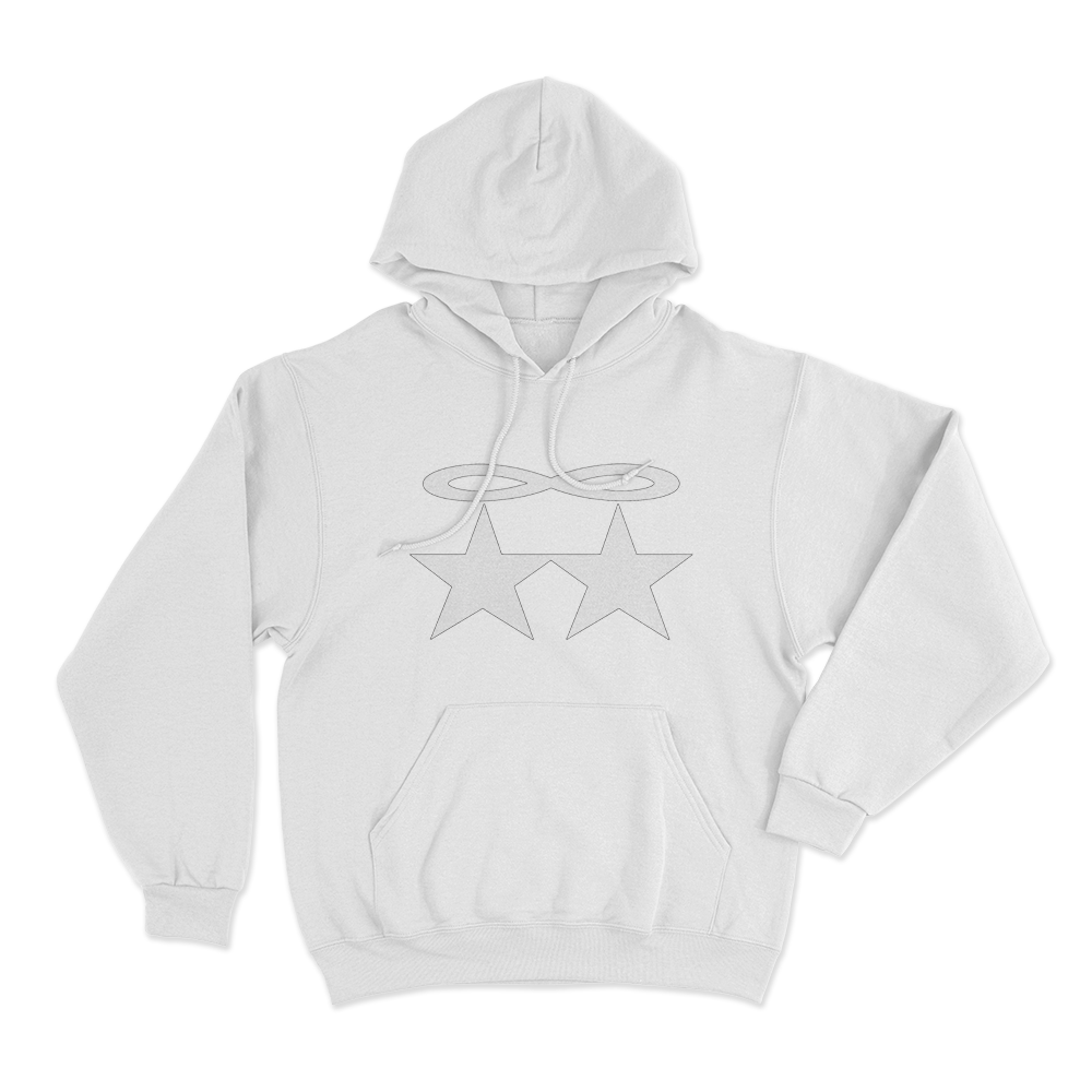 Tiffany Day Star Logo Unisex Hoodie White Tiffany Day Star Logo Unisex Hoodie White